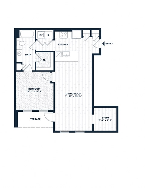 a floor plan of a house with a garage and a loft